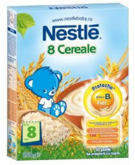 Cereale bebelusi Nestle 8 Cereale Bifidus, fara lapte, de la 8 luni foto