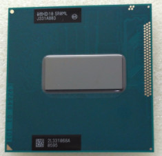 PROCESOR CPU laptop intel i7 QM ivybridge 3720QM SR0ML gen a 3a 3600 Mhz foto