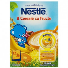 Cereale bebelusi Nestle 8 Cereale cu Fructe, 12-36 luni foto