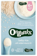 Cereale bebelusi Organix orez integral fara lapte, de la 4 luni foto