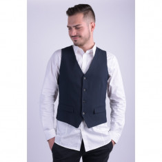 Vesta Jack&amp;amp;Jones Jjprmoore Waistcoat Kiv01 Navy foto