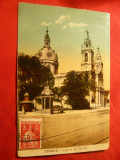 Ilustrata Lisabona- Biserica da Estrela inc.sec.XX , color, Circulata, Printata