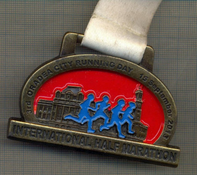 ZET1411 MEDALIE SPORTIVA - INTERNATIONAL HALF MARATHON -3rd ORADEA CITY... 2013 foto