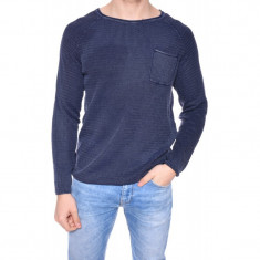 Pulover Jack&amp;amp;Jones Jjvgalway Knit Crew Neck Total Eclipse foto