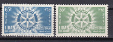 Liban 1955 Rotary MI 527-28 MNH w46 foto