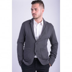 Sacou Selected Outfitters Nation Shbseb Sweat Blazer Asphalt foto