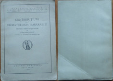 Donciu , Contributii la climatologia Basarabiei ; Regimul precipitatiilor , 1929 foto