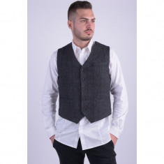 Vesta Selected Walt Waistcoat Gri foto