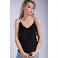 Maieu Only Onllola Faux Suede Strap Top Negru foto