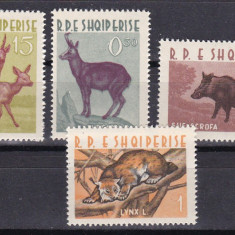 Albania 1962 fauna MI 699-702 MNH w46