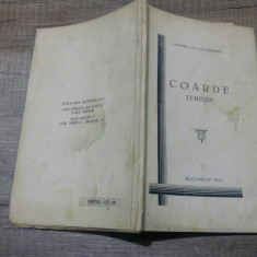 Coarde (versuri) - Maximilian Galsberg/ princeps, tiraj 1000 exemplare