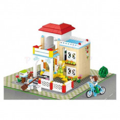 Jucarie constructii tip lego Casa de vacanta 380 pcs Natalia Club foto