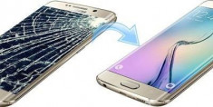 Schimbare Inlocuire Geam Sticla Fata Samsung S6 Edge foto
