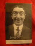 Ilustrata Actor Francez Georges Biscot , inceput secol XX, Necirculata, Fotografie