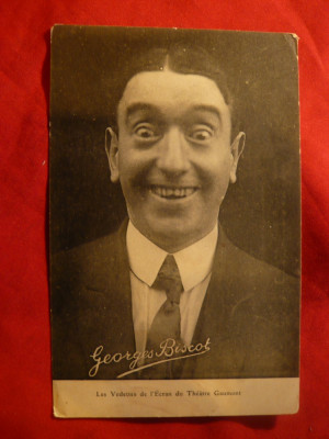 Ilustrata Actor Francez Georges Biscot , inceput secol XX foto