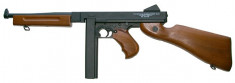 Replica CyberGun Thompson M1A1 AEG arma airsoft pusca pistol aer comprimat sniper shotgun foto