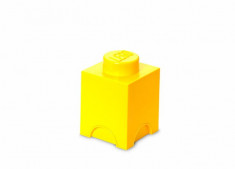 Cutie depozitare LEGO 1x1 galben foto