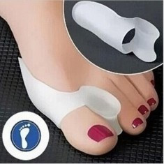 Orteza Separator Degete Orteza deget Hallux Valgus Protectie Mont silicon moale foto