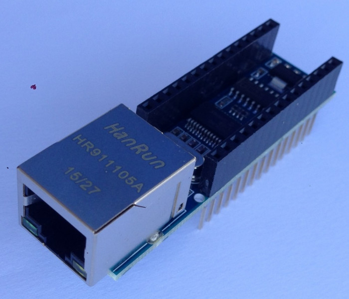 Modul mini ENC28J60 web server / Webserver Arduino (e.539)