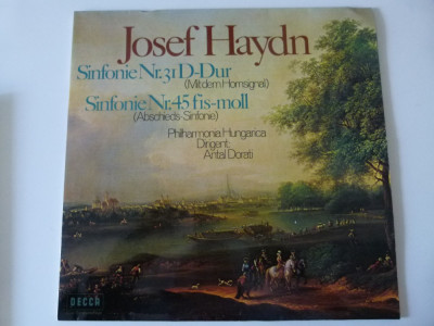 Haydn - sy.31, 45 -Antal Dorati - vinyl foto