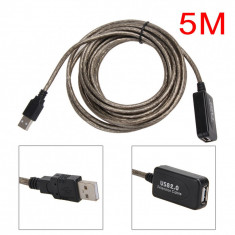 Cablu USB prelungitor - extensie , activ , 5m , nou foto