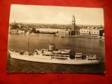 Ilustrata - Venetia - Pachebotul Messapia- Enotria circulat 1961