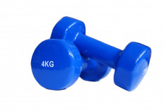 Gantere aerobic vinil 2x4kg Sportmann foto