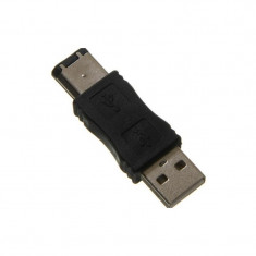 Adaptor Firewire IEEE 1394 6 Pin Male la USB Male Continutul pachetului 1x foto