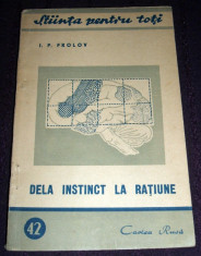 De la instinct la ratiune, Stiinta pentru toti, Cartea Rusa 1949, ilustratii foto