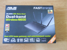 Router wireless N600 ASUS DSL-N55U ADSL Gigabit Dual-Band. foto