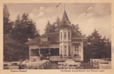 PIATRA NEAMT , PAVILIONUL GOSPODINELOR DIN PARCUL COZLA , EDITURA V. IONESCU foto