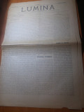 ziarul lumina 1 februarie 1896-organ al cercului de propaganda social-democrata