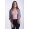 Cardigan Vila Keepi Knit Light Grey Melange