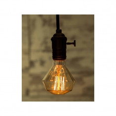 Edison Line Vintage 40W E27 Bec Decorativ Diamant foto