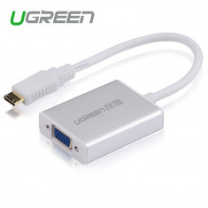 Micro HDMI to VGA+3.5MM Audio+Mirco USB converter foto