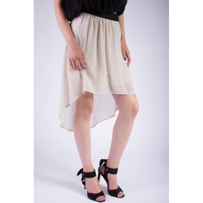 Fusta Scurta Vero Moda Lightning Hw Mini Oatmeal foto mare Fusta Scurta Vero Moda Lightning Hw Mini Oatmeal foto mare