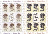 CAINI ,4 MINICOLI DE 8 SERII + 1 VINIETA,Lp.1949d, 2012, MNH,ROMANIA., Fauna, Nestampilat