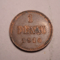 Finlanda 1 Penni 1914 UNC