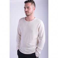 Pulover Jack&amp;amp;Jones Linen Knit Crew Neck Regular Fit Jet Steam foto