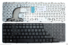 Tastatura HP 250 G3 neagra cu rama Layout Romanesc sh foto