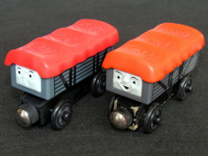 Thomas and Friends ? Wooden Railway ? GIGGLING TROUBLESOME TRUCK ? Magnet Vagons foto