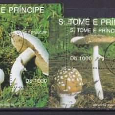 Sao Tome 1992 ciuperci MI bl.283, 284 stamp. w46
