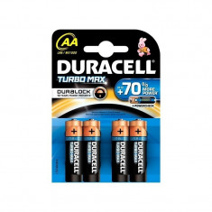 4x Duracell Duralock Turbo Max LR6 AA foto