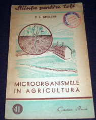 Microorganismele in agricultura, Stiinta pentru toti Cartea Rusa 1949 ilustratii foto