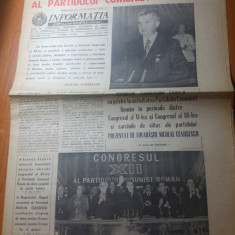 ziarul informatia bucurestiului 20 noiembrie 1979-al 12-lea congres al PCR