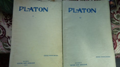 Platon 2 vol./an 1930/121+266pagini- Cezar Papacostea foto