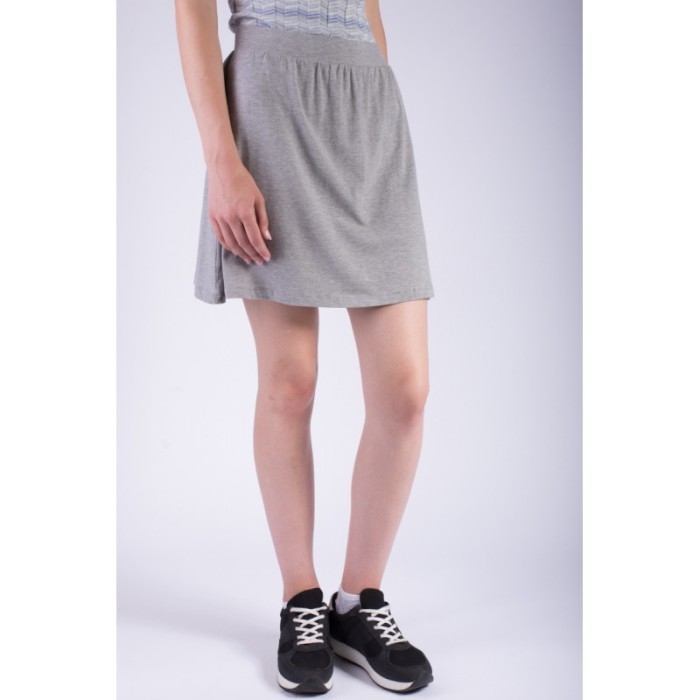 Fusta Scurta Only Onlmia Skater Light Grey Melange foto mare Fusta Scurta Only Onlmia Skater Light Grey Melange foto mare