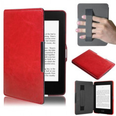 Husa Smart Amazon Kindle Paperwhite + folie protectie display + stylus foto