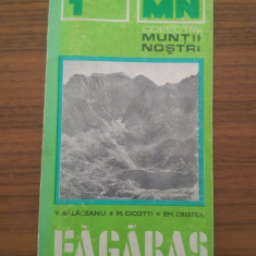 Colectia Muntii Nostri nr. 1 - Fagaras cu harta