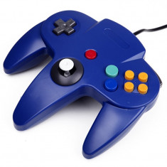 Controler pentru Nintendo 64 Culoare Albastru foto
